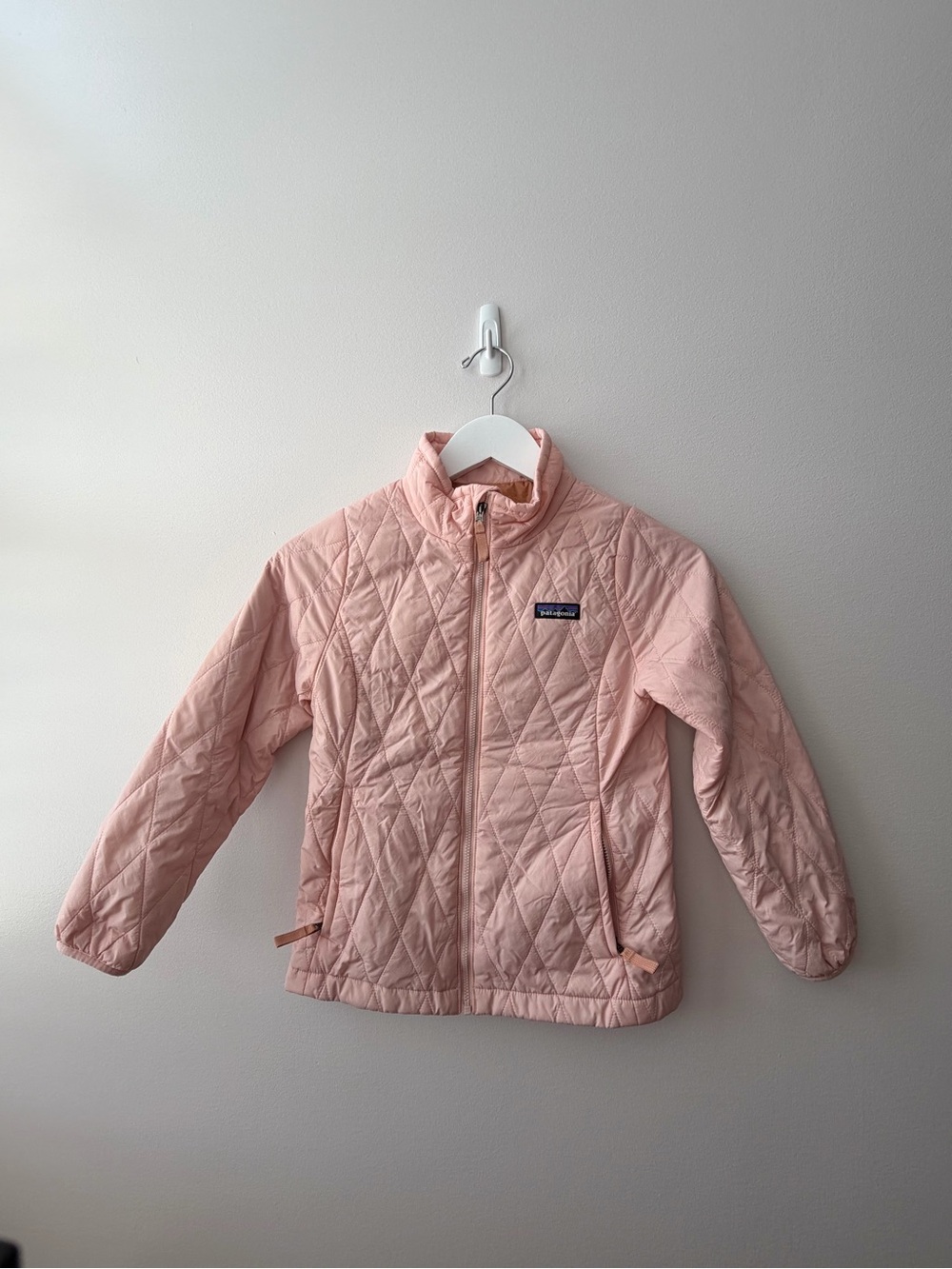 Patagonia Kids Nano Puff Diamond Quilt Jacket Pink S 7/8